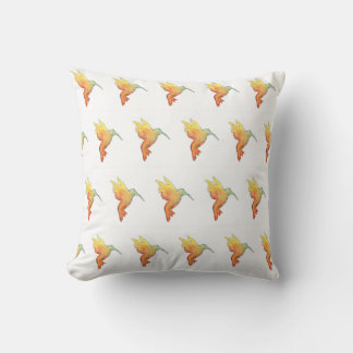 Hummingbirds take flight fabric is perfect for you throw pillow