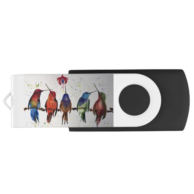 Hummingbirds - USB Flash Drive (Back)