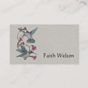 Hummingbirds & Vine Business Card
