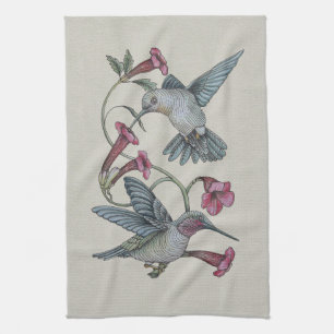 Hummingbirds & Vine Towel