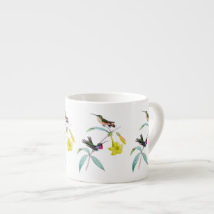 Hummingbirds Wildflower Botanical Espresso Mug