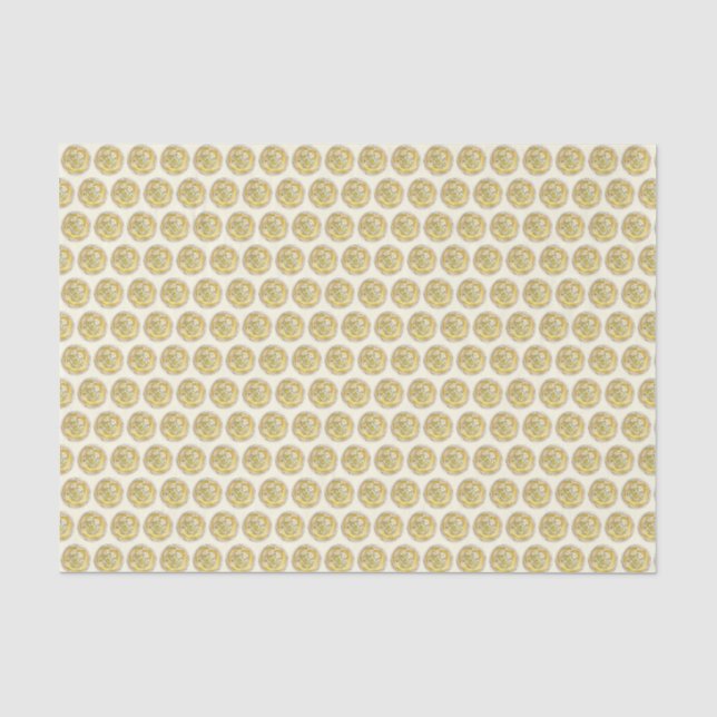 Hummus Houmous Chickpeas Mediterranean Food Dip Tissue Paper (Front)