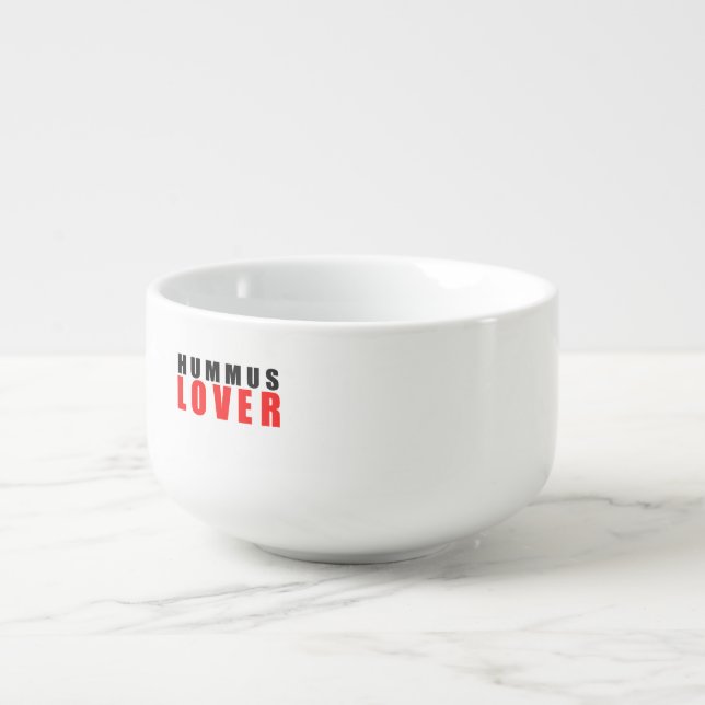 Hummus lover soup mug (Front)