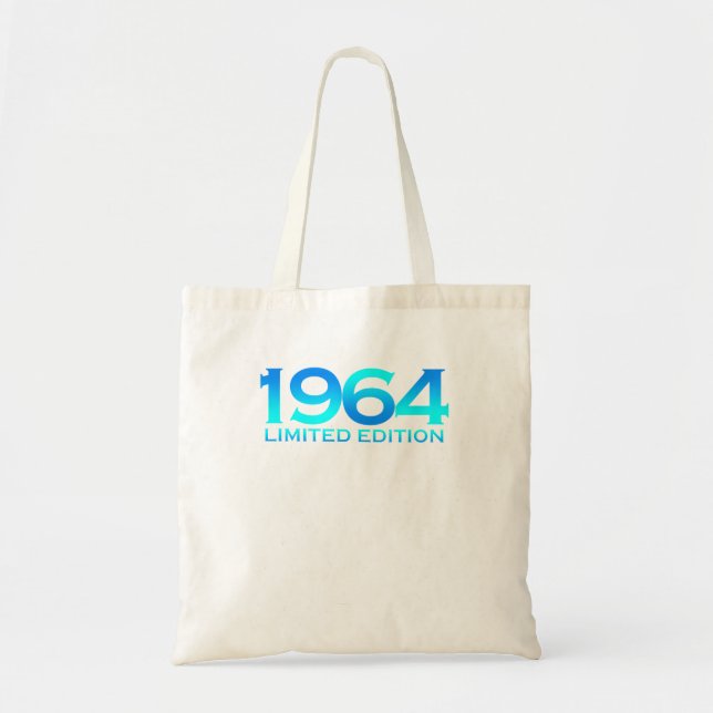 Humor 1964 Year Old Bday Tote Bag (Front)
