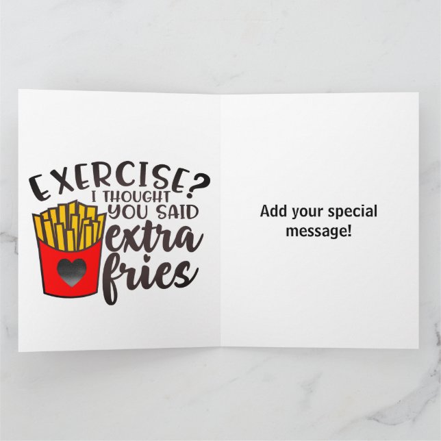 *Humor -Add your special message  Card (Inside)