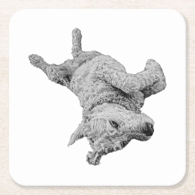 Humor at Rest Square Paper Coaster (Front)