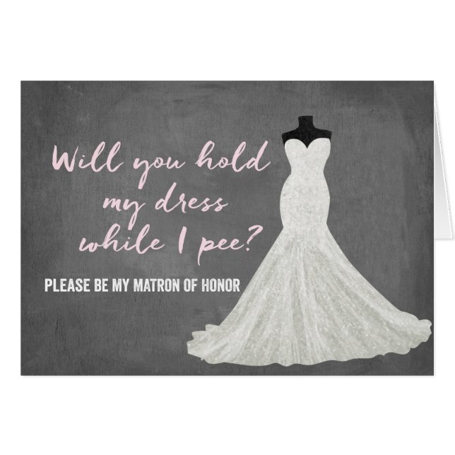 Humor Bride | Bridesmaid Cards (Front Horizontal)