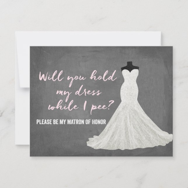Humor Bride | Bridesmaid Invitation (Front)