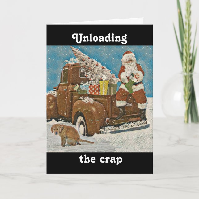 Humor Christmas  Card (Front)