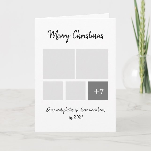 Humor Corona Virus 2021 Christmas Card (Front)