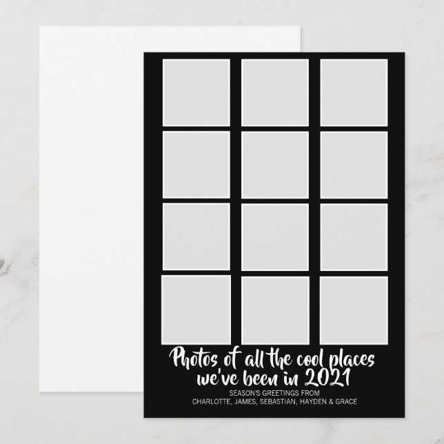 Humor Corona Virus 2021 Christmas Holiday Card (Front/Back)