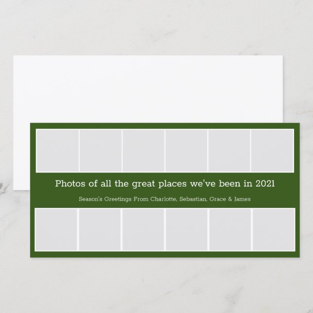 Humor Corona Virus 2021 Christmas Holiday Card (Front/Back)