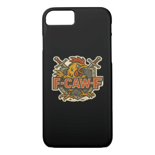 Humor Crow Funny Gothic F-Caw-F iPhone 8/7 Case