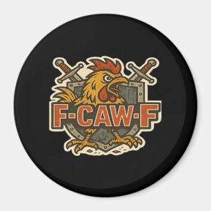 Humor Crow Funny Gothic F-Caw-F Magnet