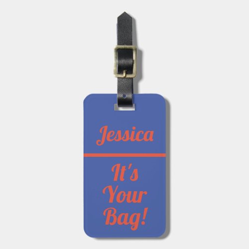 Humor Cute Funny luggage tag for travellers