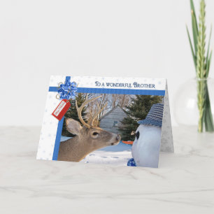 Humor for Brother's Christmas Holiday Card