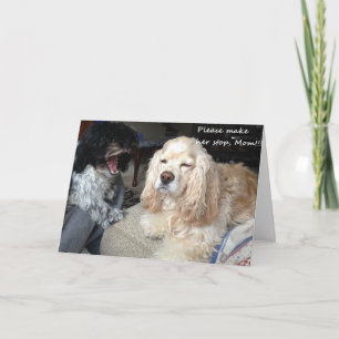 HUMOR FOR ***MY MOM*** ON YOUR BIRTHDAY CARD