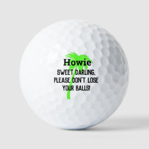 Humor fun personalized custom Golf Balls