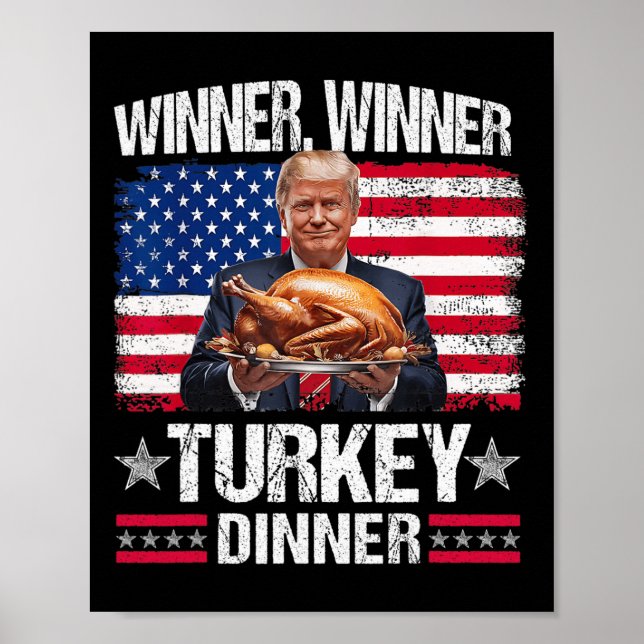 Humor Funny Trump Winner  Poster (Front)