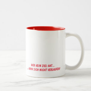 Humor - german Text Two-Tone Coffee Mug