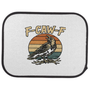 Humor Gothic F Caw F Funny Crow Creative Style Car Floor Mat
