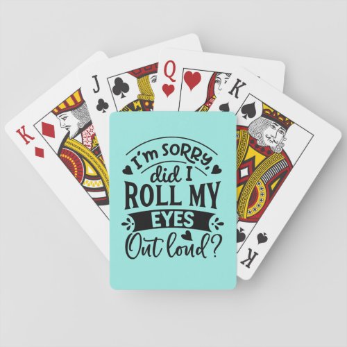 Humor In Play Playing Cards