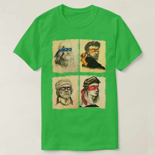 Humor Italian Artists for Turtles Art Lovers 2 T-Shirt (Design Front)