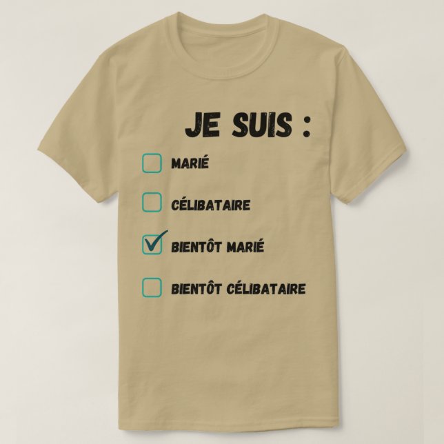 humor Ix27m soon married original gift T-Shirt (Design Front)