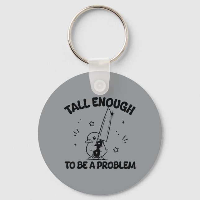 Humor Meme Funny Keychain (Front)
