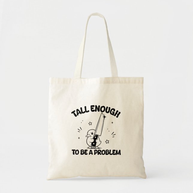 Humor Meme Funny Tote Bag (Front)