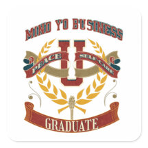 Humor Mind your Business Sticker