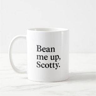 Humor Minimalist Playful Sci-fi Coffee Typography Mug