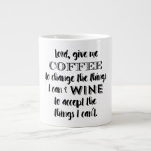 Humor Mug - Give Me Coffee And Wine