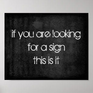 humor quote text on distressed dark gray poster