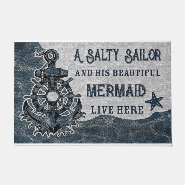 Humor Quotes About Sailor  Doormat (Front)