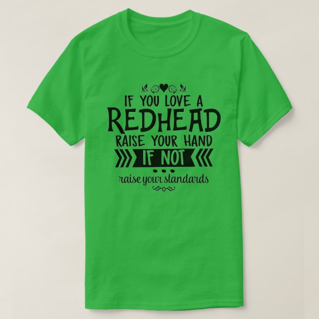 Humor Redhead T-Shirt (Design Front)