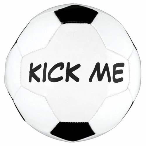 humor stupid kick me soccer ball