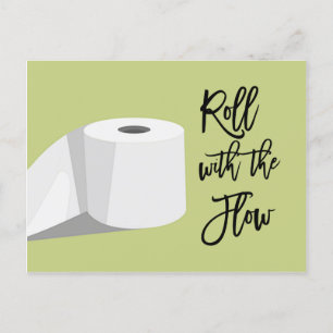 Humor Toilet Paper Posteponed Wedding Announcement