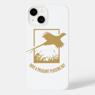 Humor Vintage Gold Pheasant Hunting Case-Mate iPhone 14 Case