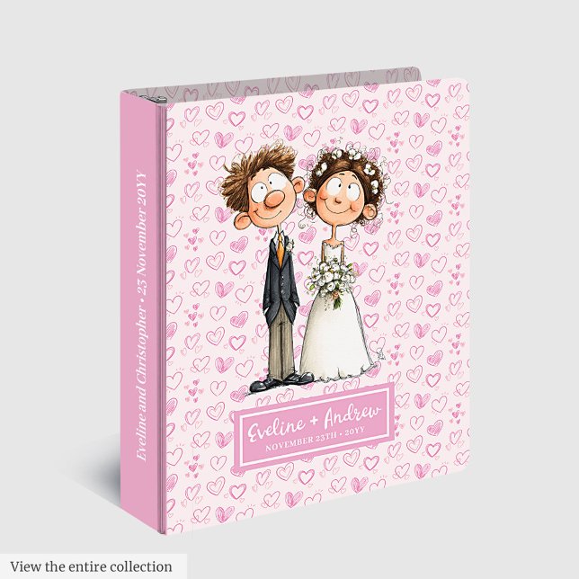 Humor Wedding Couple Ring Binder Personalized Gift (Humor Wedding Couple Ring Binder Personalized Gift)