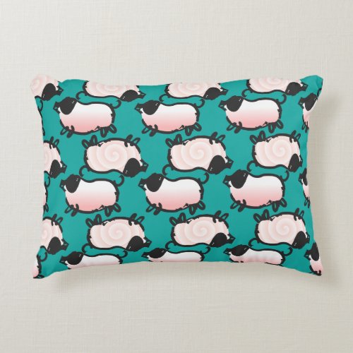 Humorous 1 Pig Year Birthday Choose Color Accent P Accent Pillow