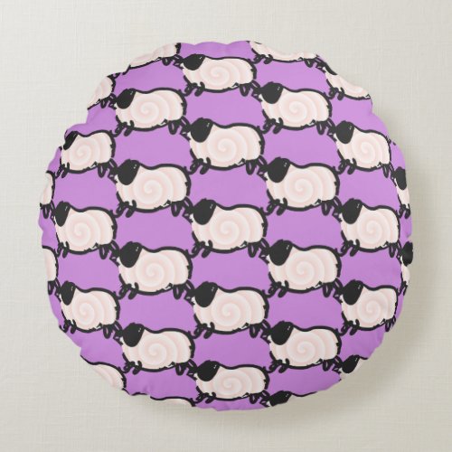 Humorous 2 Pig Year 2019 Choose Color Round P Round Pillow