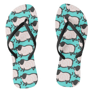 Humorous 2 Pig Year 2019 Choose Color Woman FF Flip Flops