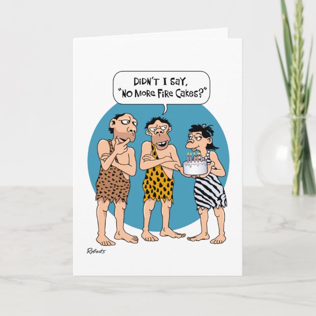 Humorous 34th Birthday Card (Front)