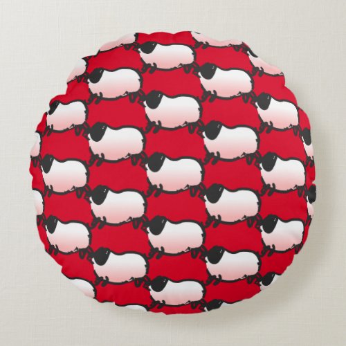 Humorous 3 Pig Year 2019 Choose Color Round P Round Pillow