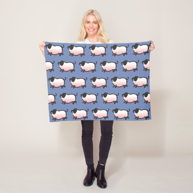 Humorous 3 Pig Year Birthday Choose Color Fleece (In Situ)