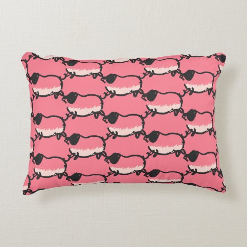 Humorous 4 Pig Year Birthday Choose Color Accent P Accent Pillow