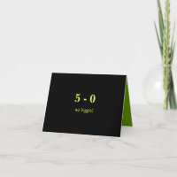 Humorous 50th Birthday Tennis card