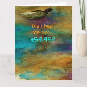 Humorous 60th Birthday Card