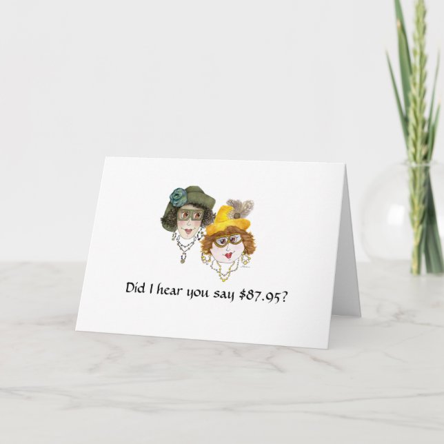 Humorous 88th Birthday for Women Card (Front)